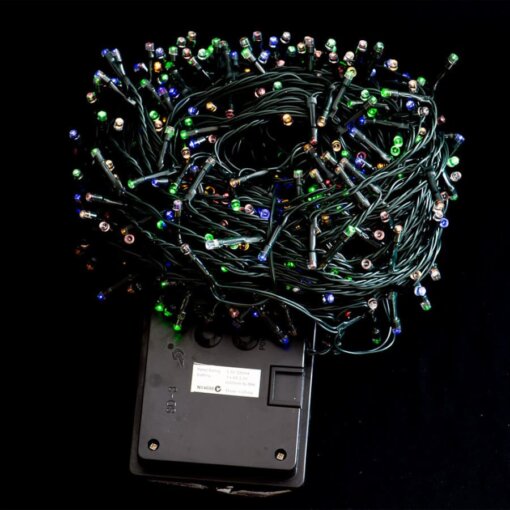 500 LED Solar String Lights Multi