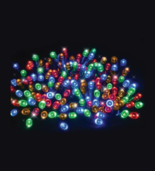 300 LED Flashing Multi - Green Cable