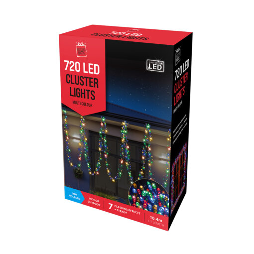 LED Cluster 720pc - Multi