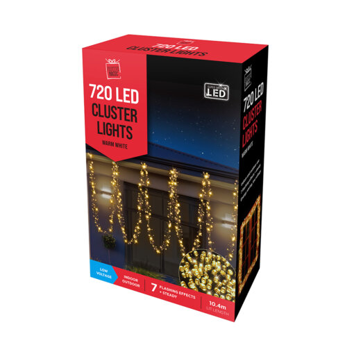 LED Cluster 720pc - Warm White