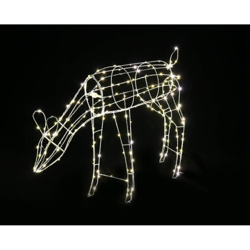 LED Wire Reindeer Feeding