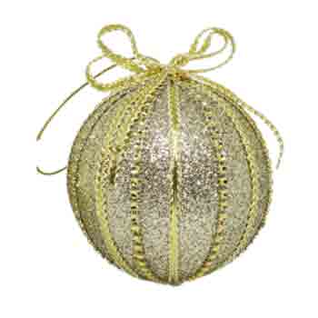 100mm Gold Bauble