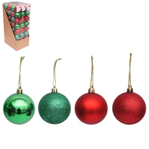 Red and Green Baubles