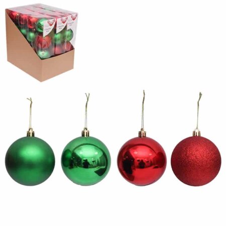 Red and Green Baubles