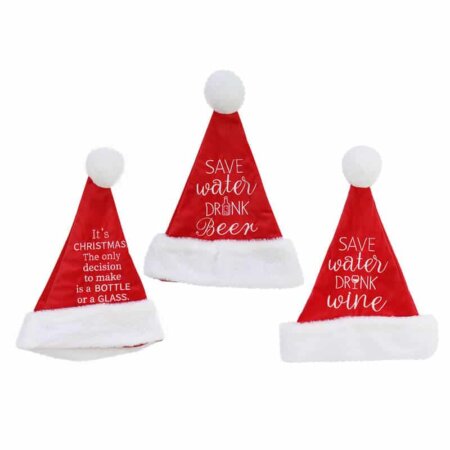 Santa Hat With Wording