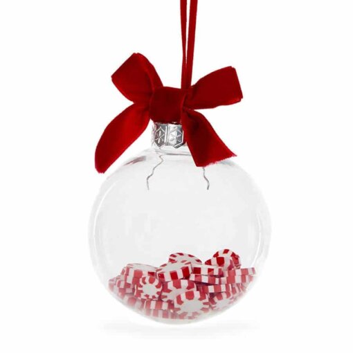 Peppermint Filled Bauble