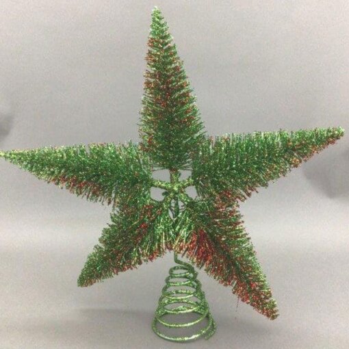 Tree Topper in Green and Red