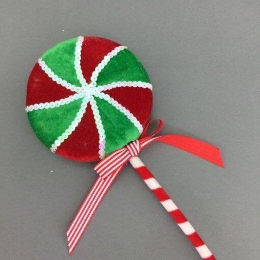 Small Red & Green Lollypop