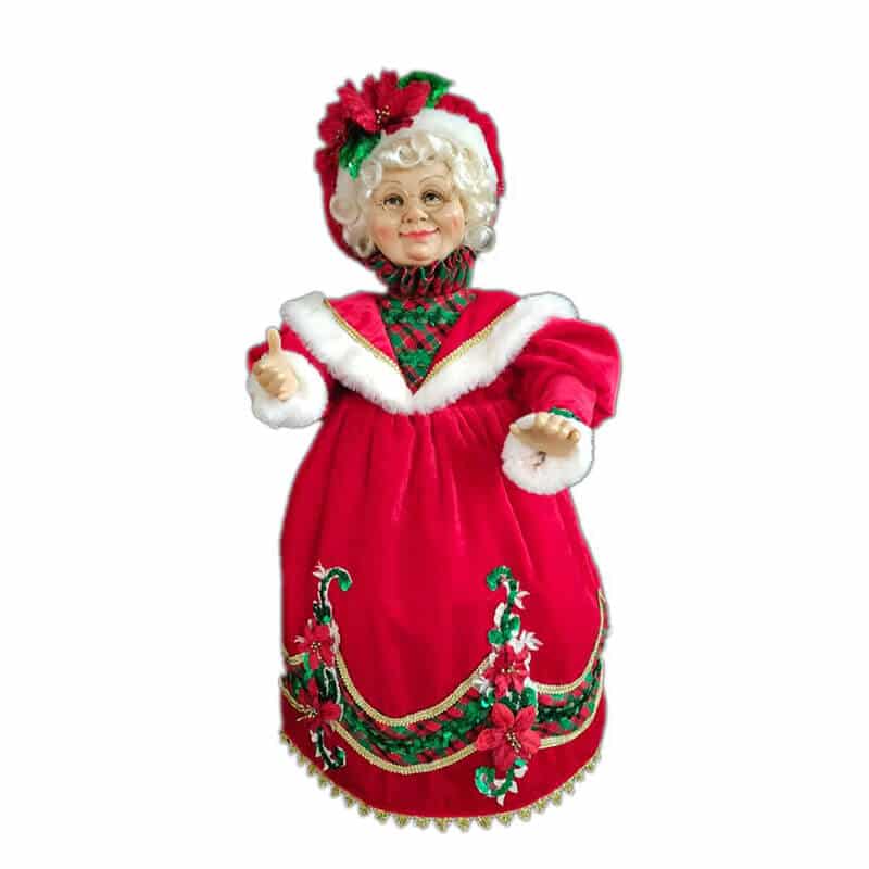 Mrs Clause Red/Green Dress – Rudolph's Christmas