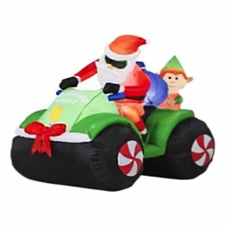 Santa & Elf on ATV - 1.8M