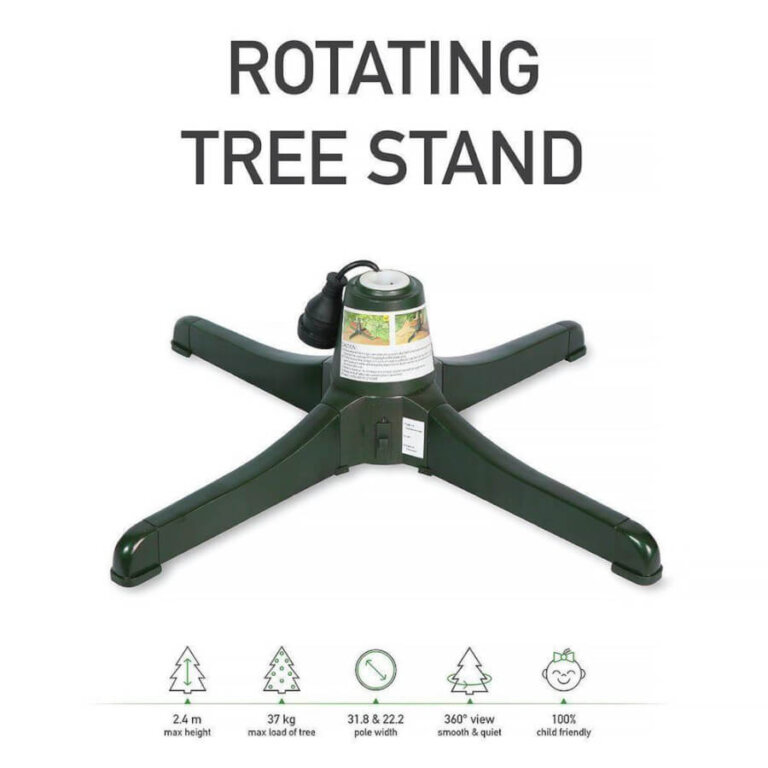 Rotating Christmas Tree Stand For 1.5 Inch Pole 