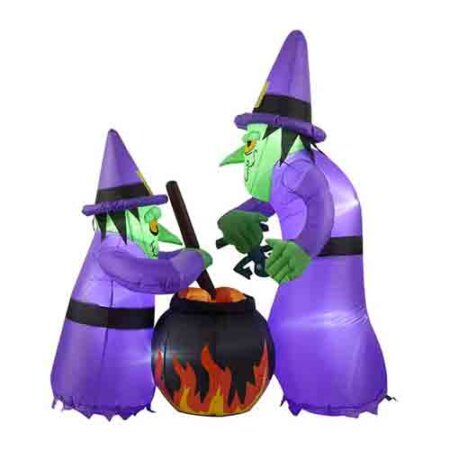 6FT Inflatable Witches