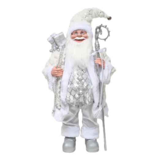 60cm Santa Silver