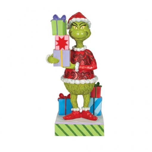 Grinch by Jim Shore - Holding Presents