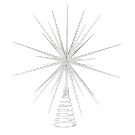 Starburst Tree Topper Silver