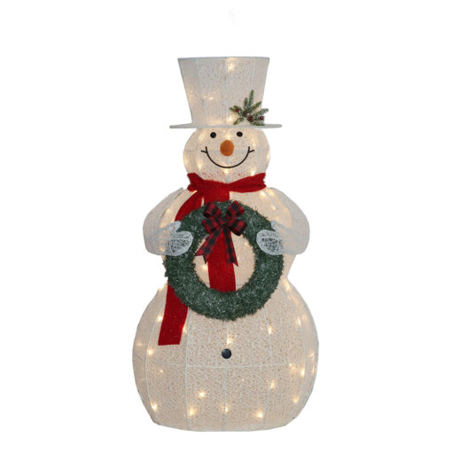 White Mesh Snowman