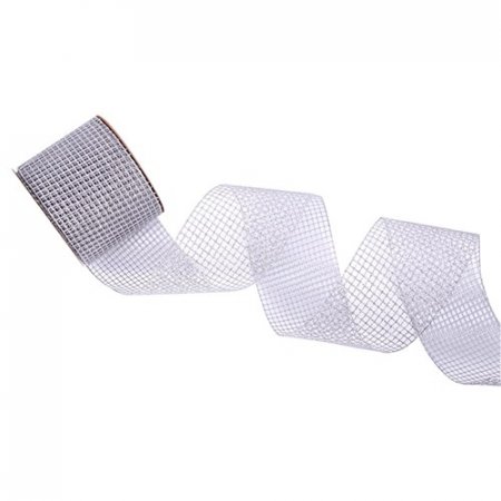 Silver Mesh Ribbon