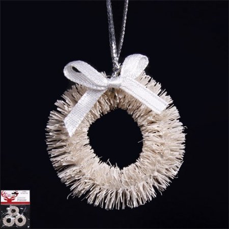 3pc White Mini Wreath