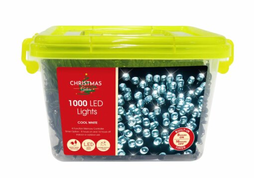 400 LED Fairy Lights Warm White - Green Wire
