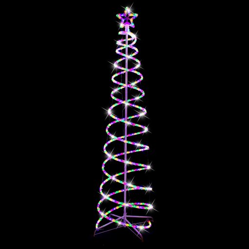 LED Ropelight Spiral Tree Multi