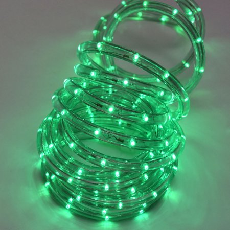 LED Ropelight 9m Flash Green