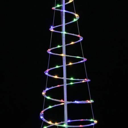 LED Spiral Tree 150cm Multi