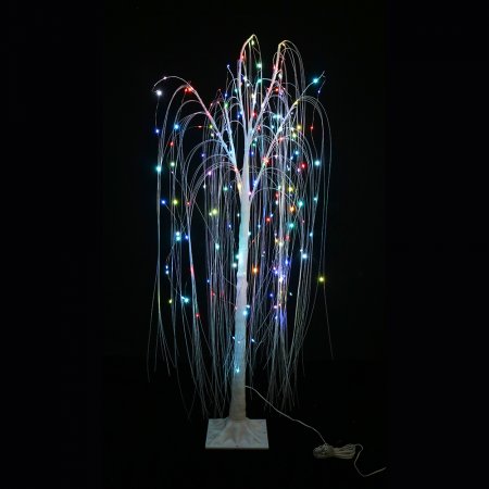 LED Willow Tree 1.2m RGB Fast Flash. Fast Colour Change Effect. 5m Lead. 120cm Height. 180 LEDs.