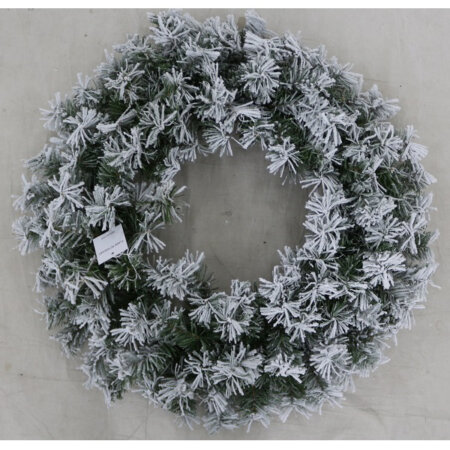 28″ Flocked wreath