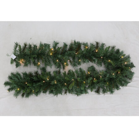 9′ x 10″ Prelit Majestic Pine garland