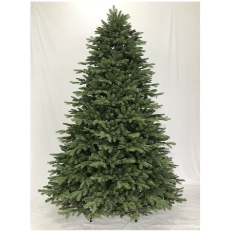 7.5ft (228cm) PE/PVC Mixed tree with Lights and Pole to Pole.