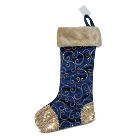 55cm Stocking Royal Blue