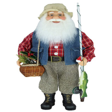 Santa Fishing 45cm