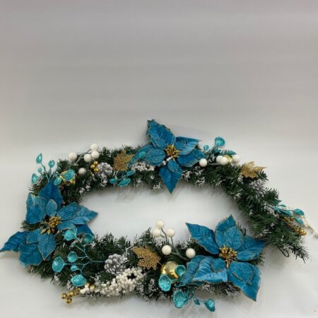 Garland Light Blue/White