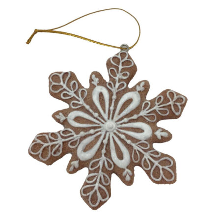 Gingerbread Snowflake 1