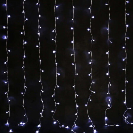 160 LED Curtain Light - 2Mx2M - White