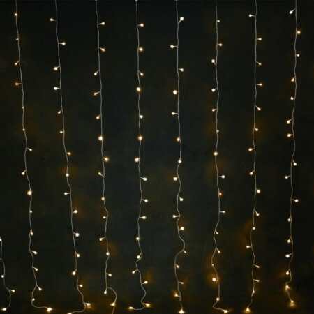 160 LED Curtain Light - 2Mx2M - Warm White