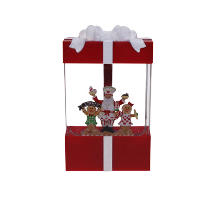 Lantern Gift Box Santa