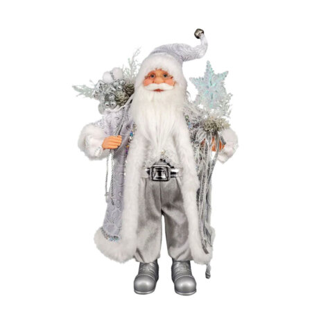 Santa Silver with Movement