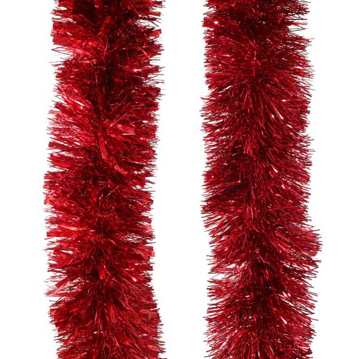 Tinsel 3m Chunky Fine & Mixed Red – Rudolph's Christmas