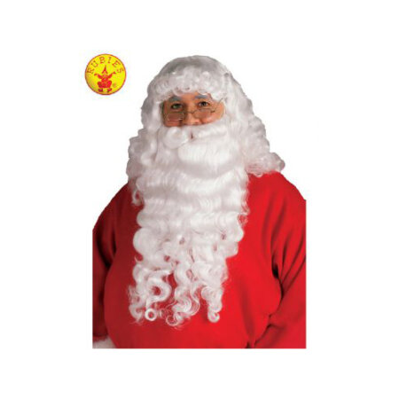 Plush Santa Beard & Wig Set