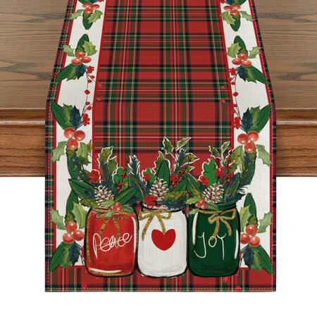 Peace Joy Table Runner