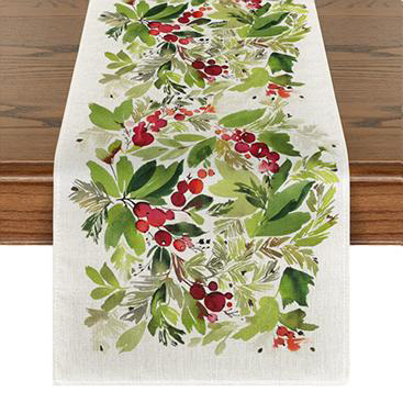 Christmas Native Table Runner