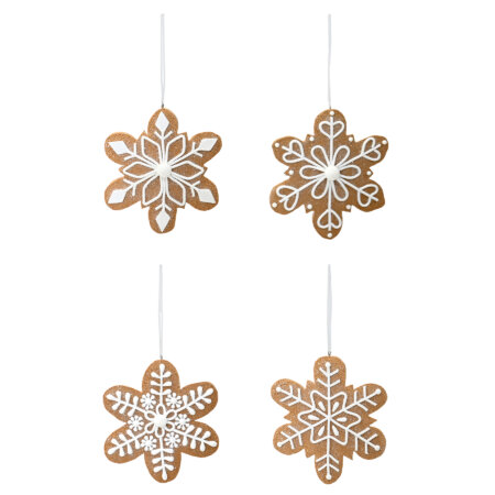 Gingerbread Snowflakes