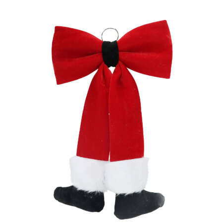 Large Bow with Santas Legs!