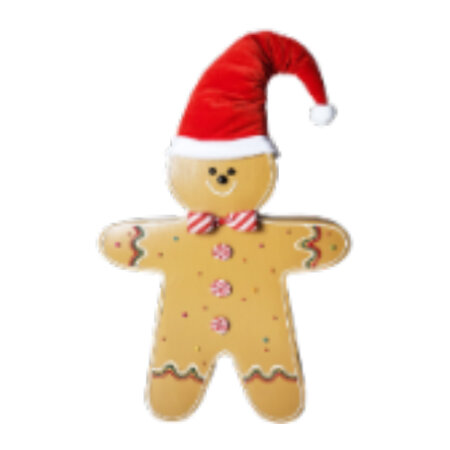 15"x 2.5"x 25" Gingerbread man